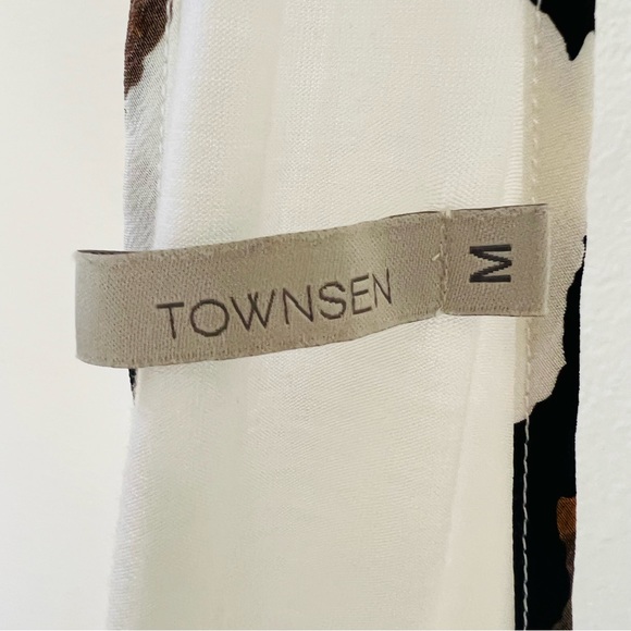 TOWNSEN Tullem Silk Leopard Print Dress Size M - Picture 7 of 9